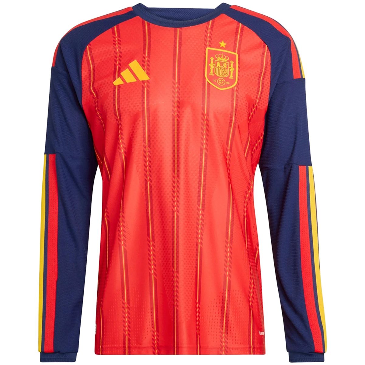 Spain Home Match Long Sleeve Jersey Player Version World Cup 2026