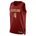 Men's Cleveland Cavaliers Evan Mobley #4 Wine Swingman Jersey - Icon Edition - minejerseys