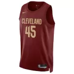 Men's Cleveland Cavaliers Donovan Mitchell #45 Wine Swingman Jersey - Icon Edition - minejerseys