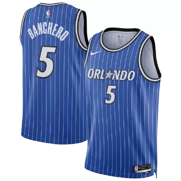 Men's Orlando Magic Paolo Banchero #5 Blue Swingman Jersey - Icon Edition - minejerseys