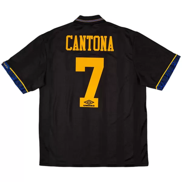 Cantona #7 Retro Manchester United Away Jersey 1993/95 - minejerseys