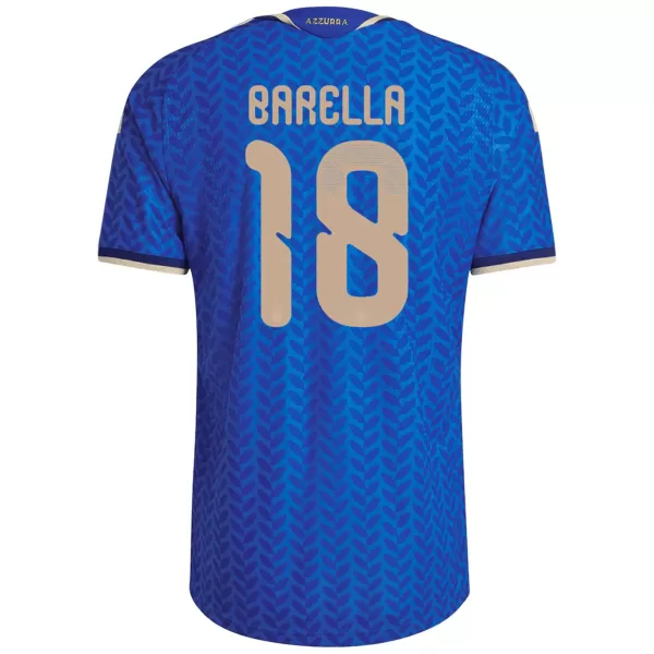 Barella #18 Italy Home Match Jersey Player Version World Cup 2026 - minejerseys
