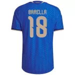 Barella #18 Italy Home Match Jersey Player Version World Cup 2026 - minejerseys