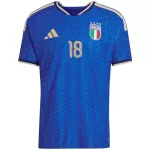 Barella #18 Italy Home Match Jersey Player Version World Cup 2026 - minejerseys