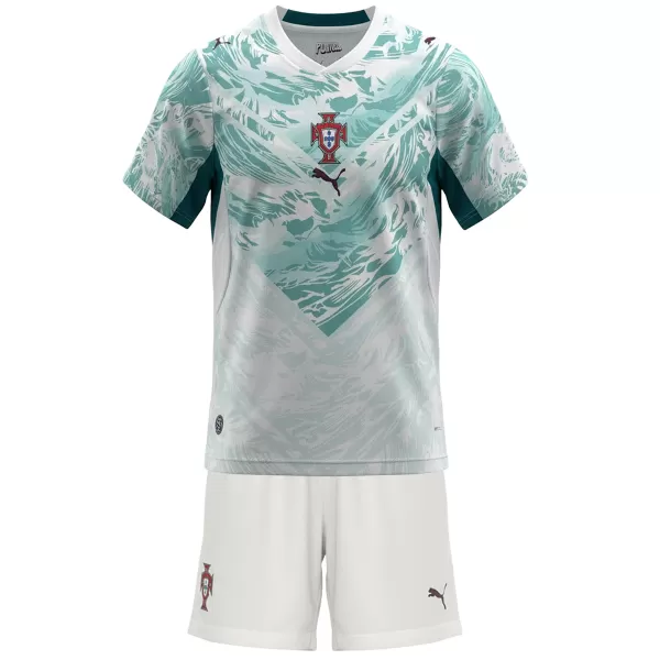 Kids Portugal Away Jersey Kit World Cup 2026 - minejerseys