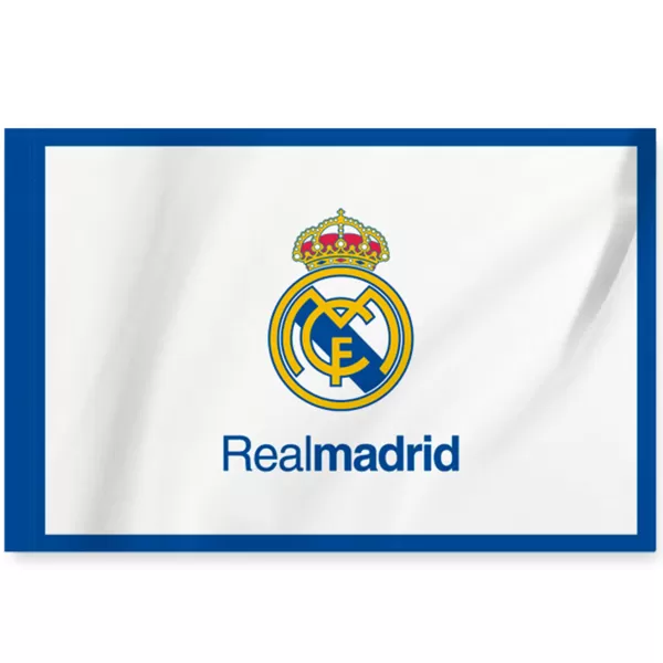 Discount Real Madrid Team Flag - White/Blue - minejerseys