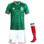 Kids Mexico Home Jersey Full Kit World Cup 2026 - minejerseys