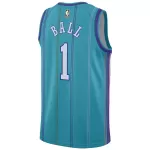 Men's Charlotte Hornets LaMelo Ball #1 Teal Swingman Jersey - Classic Edition - minejerseys
