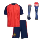 Kids Spain Home Jersey Full Kit 2026 - minejerseys