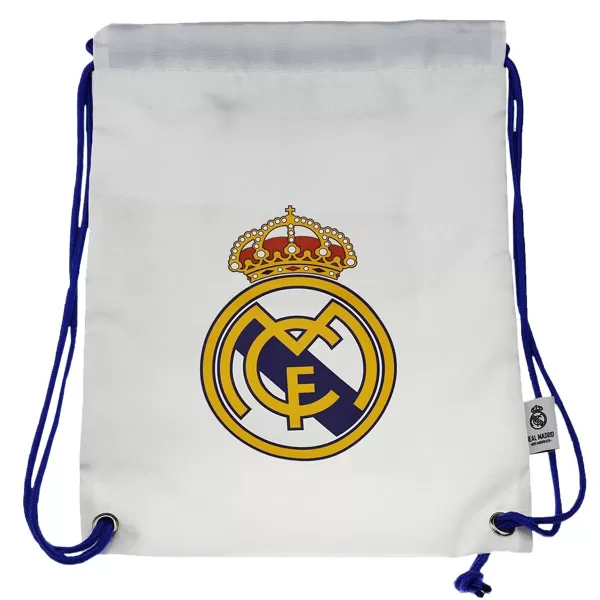 Real Madrid Crest Gymsack -White/Blue - minejerseys