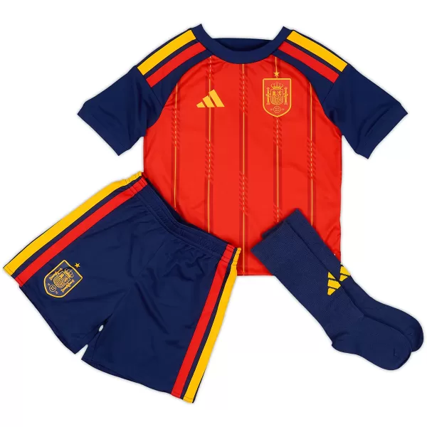 Kids Spain Home Jersey Full Kit World Cup 2026 - minejerseys