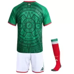 Kids Mexico Home Jersey Full Kit World Cup 2026 - minejerseys