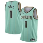 Men's Charlotte Hornets LaMelo Ball #1 Mint Swingman Jersey - City Edition - minejerseys