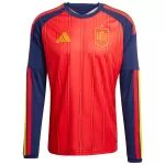 Spain Home Long Sleeve Jersey World Cup 2026 - minejerseys