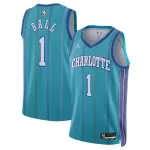 Men's Charlotte Hornets LaMelo Ball #1 Teal Swingman Jersey - Classic Edition - minejerseys