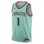 Men's Charlotte Hornets LaMelo Ball #1 Mint Swingman Jersey - City Edition - minejerseys