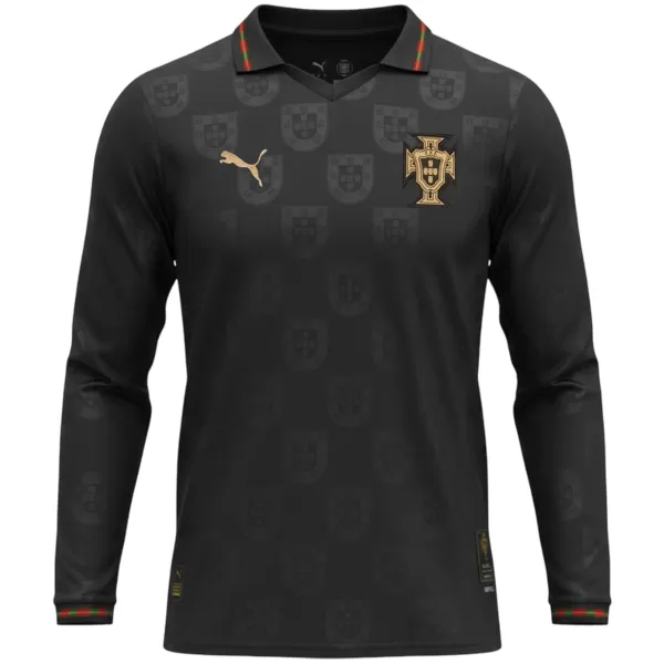 Portugal 'Black Panther' Special Edition Long Sleeve Jersey 2026 - minejerseys