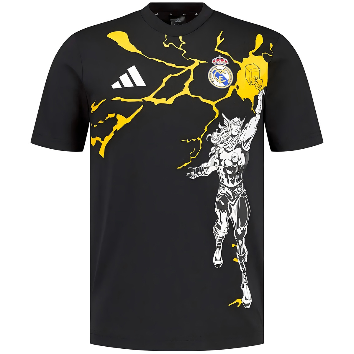 Real Madrid x Marvel T-Shirt 2025/26 Black