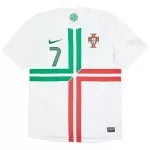 Ronaldo #7 Retro Portugal Away Jersey 2012 - minejerseys