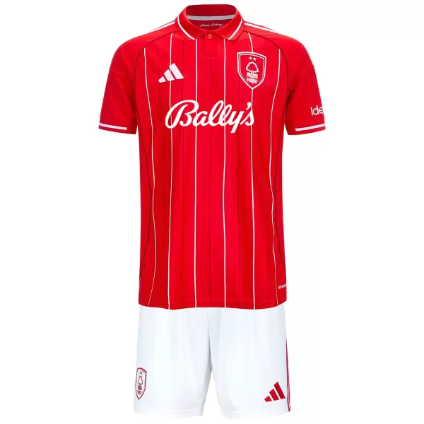 Kids Nottingham Forest Home Jersey Kit 2025/26 - minejerseys