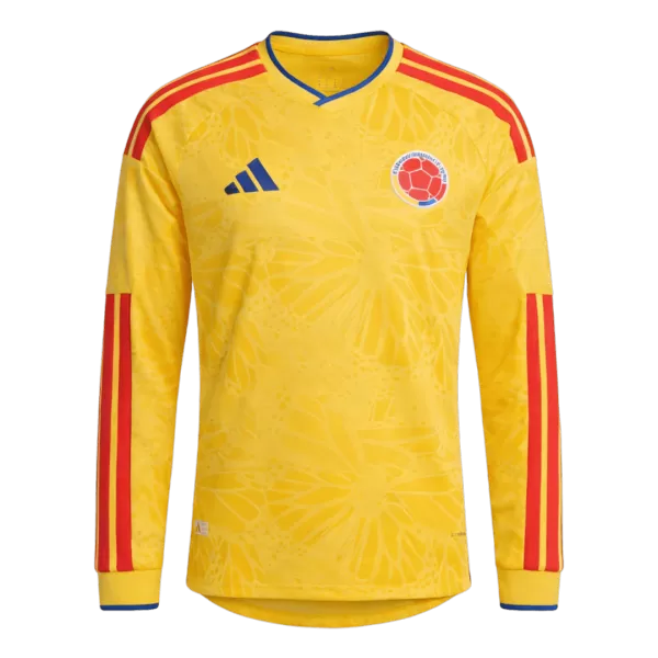 Colombia Home Long Sleeve Jersey 2026 - minejerseys