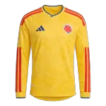 Colombia Home Long Sleeve Jersey 2026 - minejerseys
