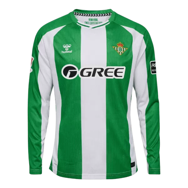 Real Betis Home Long Sleeve Jersey 2025/26 - minejerseys