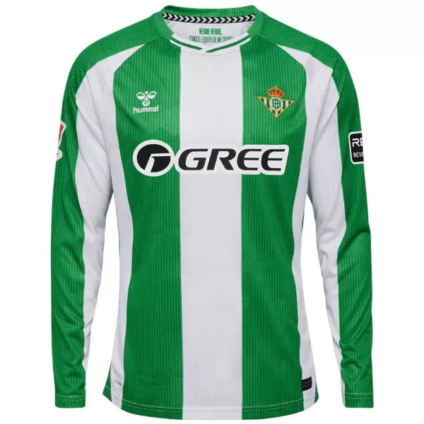 Real Betis Home Long Sleeve Jersey 2025/26 - minejerseys