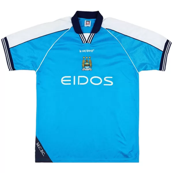 Retro Manchester City Home Jersey 1999/01 - minejerseys