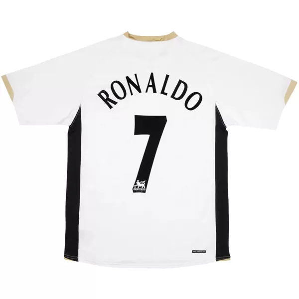 Ronaldo #7 Retro Manchester United Away Jersey 2006/08 - minejerseys