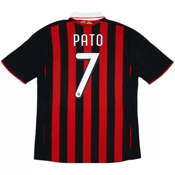 PATO #7 Retro AC Milan Home Jersey 2009/10 - minejerseys