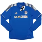 Hazard #17 Retro Chelsea Home Long Sleeve Jersey 2012/13 - minejerseys