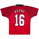 Keane #16 Retro Manchester United Home Jersey 1996/98 - minejerseys