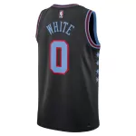 Unisex Chicago Bulls Coby White #0 Black 2025/26 Swingman Jersey - City Edition - minejerseys