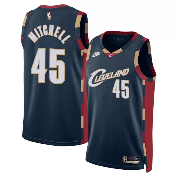 Unisex Cleveland Cavaliers MITCHELL #45 Navy Swingman Jersey - Classic Edition - minejerseys