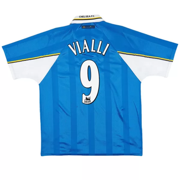 Vialli #9 Retro Chelsea Home Jersey 1997/99 - minejerseys
