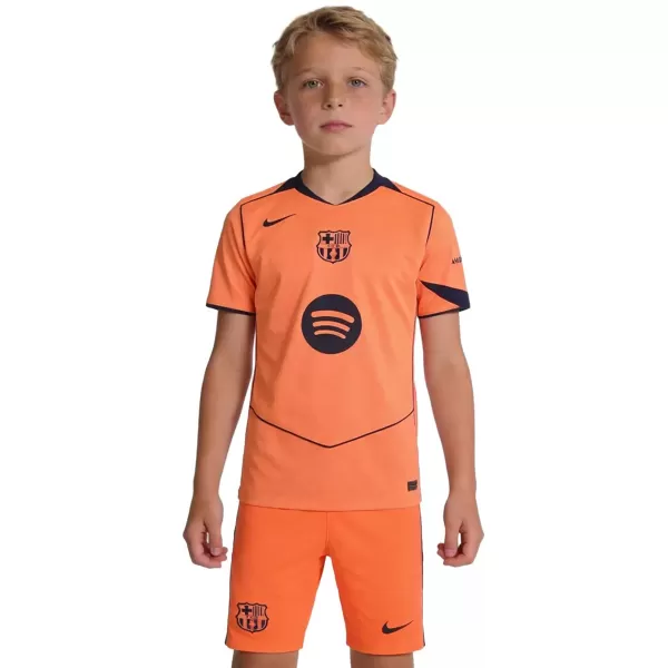 Kids Barcelona Third Jersey Kit 2025/26 - minejerseys