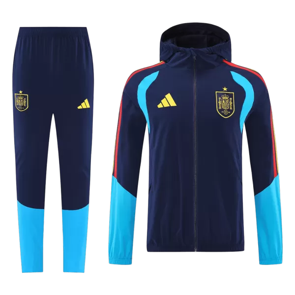 Spain Training Tracksuit Kit(Jacket+Pants) Blue&Black 2026 - minejerseys