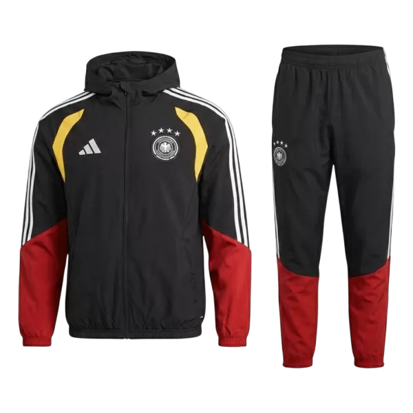 Germany Training Tracksuit Kit(Jacket+Pants) Red&Black 2026 - minejerseys