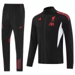 Liverpool Windbreaker Kit(Jacket+Pants) Black 2025/26 - minejerseys