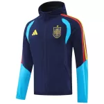Spain Windbreaker Hoodie Jacket Navy 2026 - minejerseys