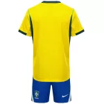 Kids Brazil Home Jersey Kit World Cup 2026 - minejerseys