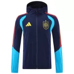 Spain Windbreaker Hoodie Jacket Navy 2026 - minejerseys