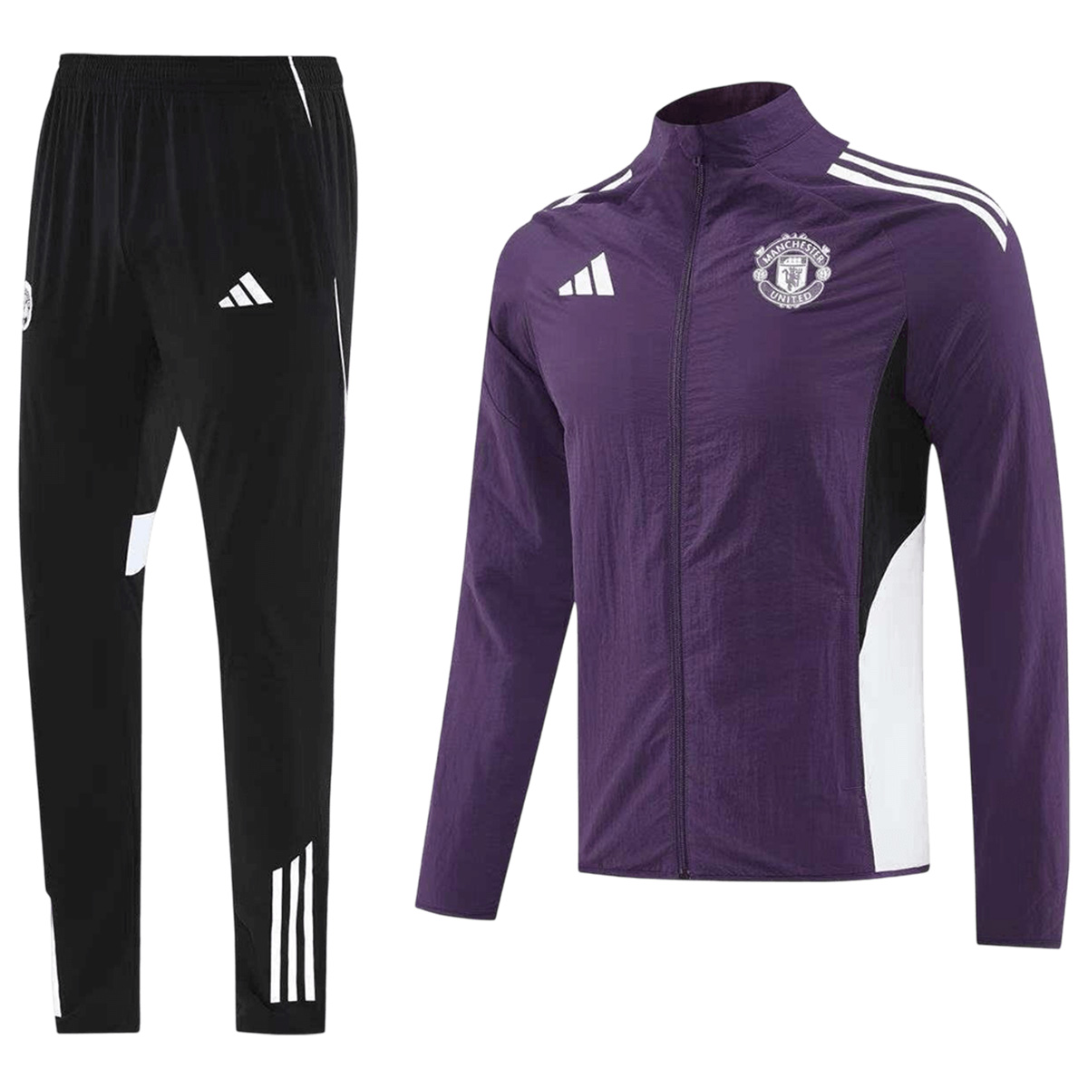 Manchester United Windbreaker Kit(Jacket+Pants) Purple 2025/26