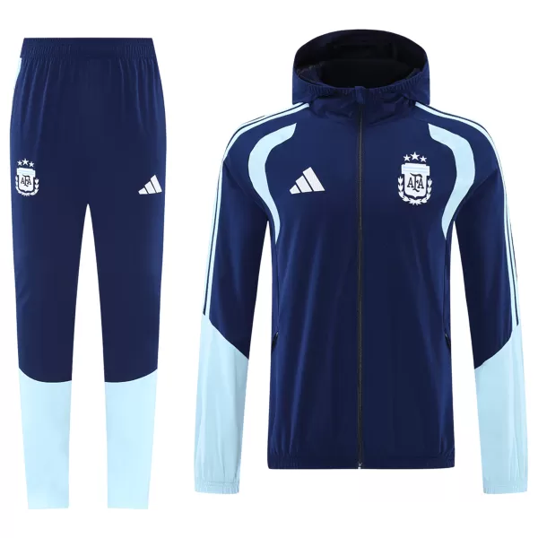 Argentina Windbreaker Hoodie Kit(Jacket+Pants) Navy 2026 - minejerseys