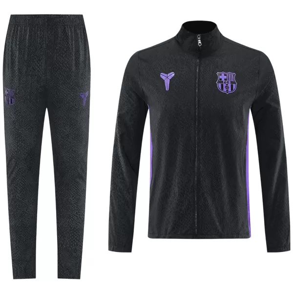 Barcelona Windbreaker Kit(Jacket+Pants) Black 2025/26 - minejerseys
