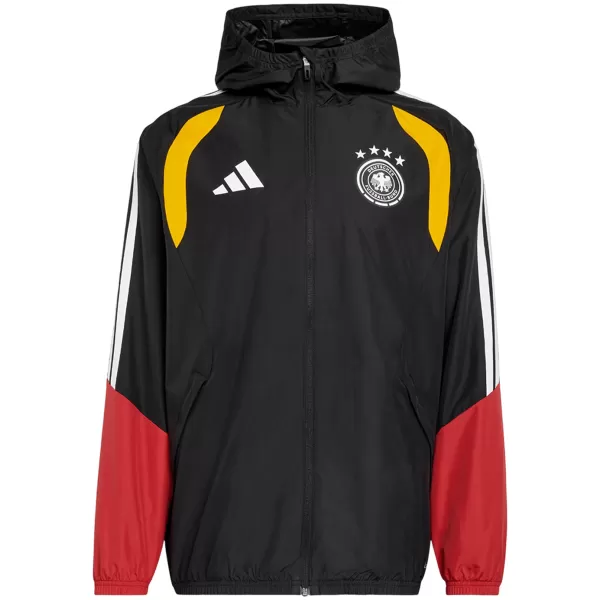 Germany Windbreaker Hoodie Jacket Red&Black 2026 - minejerseys