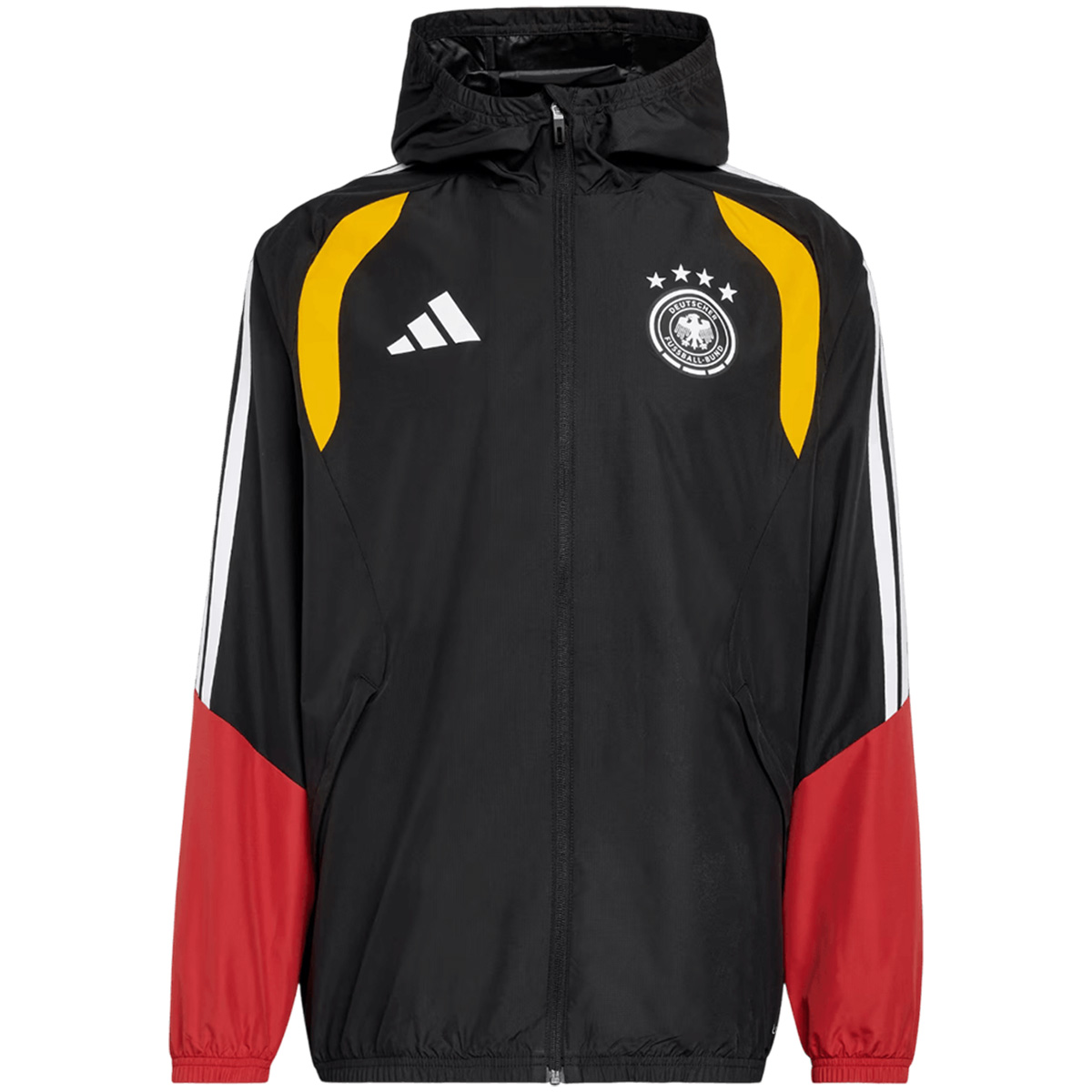 Germany Windbreaker Hoodie Jacket Red&amp;Black 2026