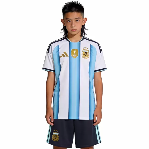 Kids Argentina Home Jersey Kit World Cup 2026 - minejerseys