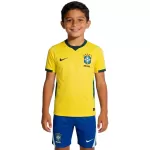 Kids Brazil Home Jersey Kit World Cup 2026 - minejerseys
